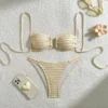 Maillot de bain sexy, ensemble deux pièces, soutien-gorge push-up, bikini brésilien – Image 4